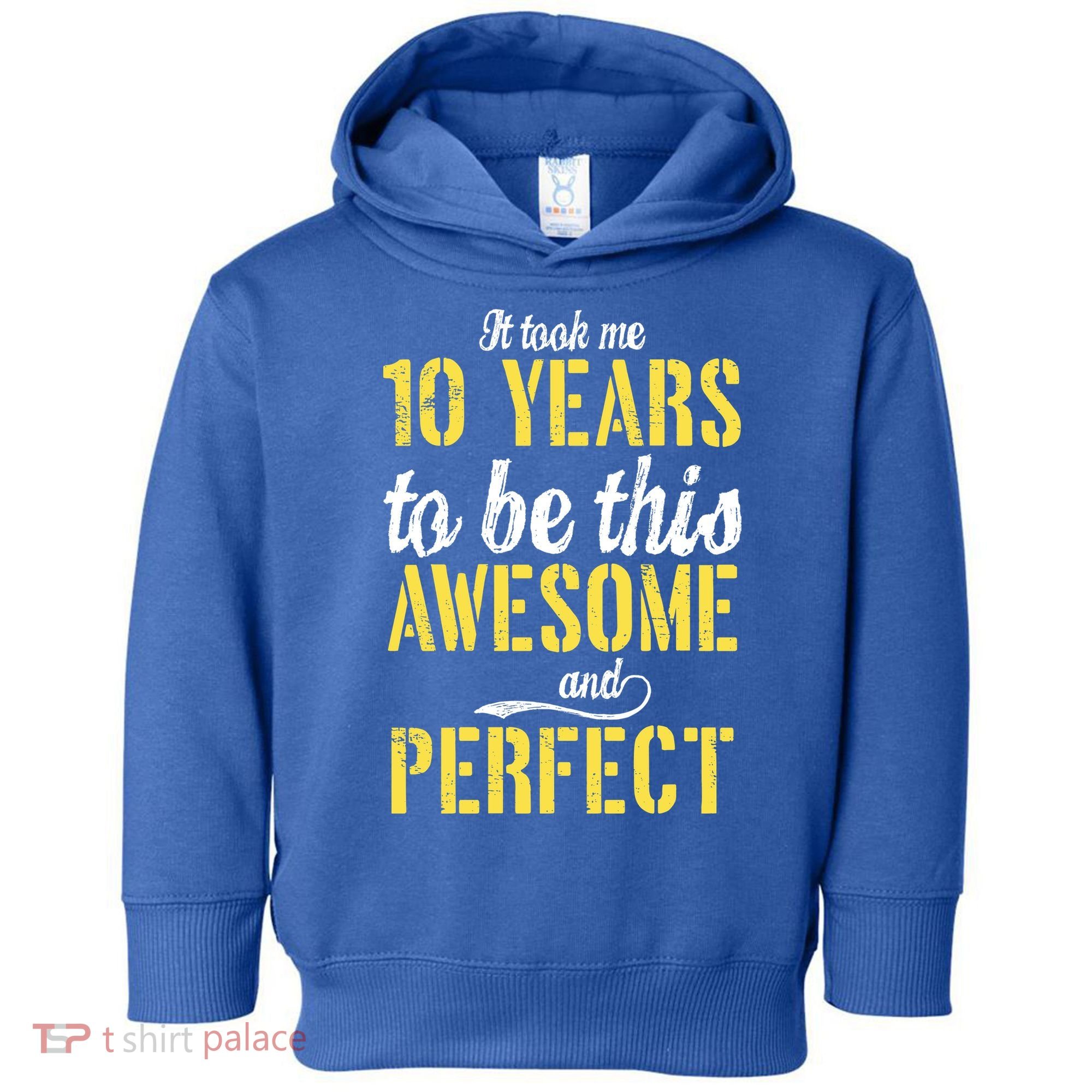 Took Me 10 Years To Be This Awesome And Perfect Toddler Hoodie