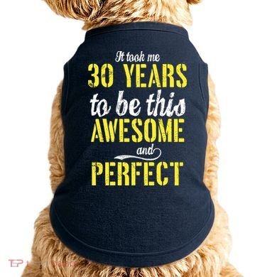 Took Me 30 Years To Be This Awesome And Perfect Doggie Tank