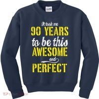 Took Me 90 Years To Be This Awesome And Perfect Kids Sweatshirt thumb 0