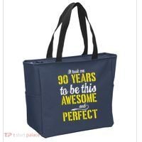 Took Me 90 Years To Be This Awesome And Perfect Tote Bag thumb 2