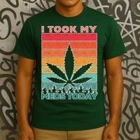 Took My Meds Today Medical Marijuana T-Shirt thumb 3