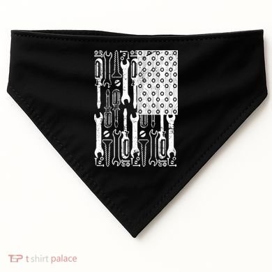 Tool American flag Mechanic USA-Made Doggie Bandana