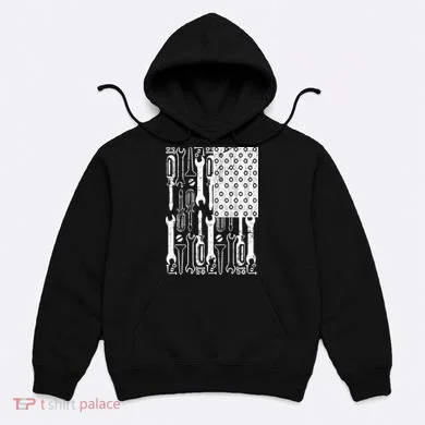 Tool American flag Mechanic Hoodie
