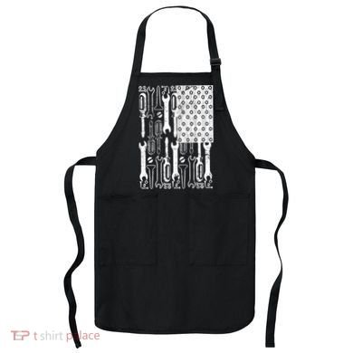 Tool American flag Mechanic Apron
