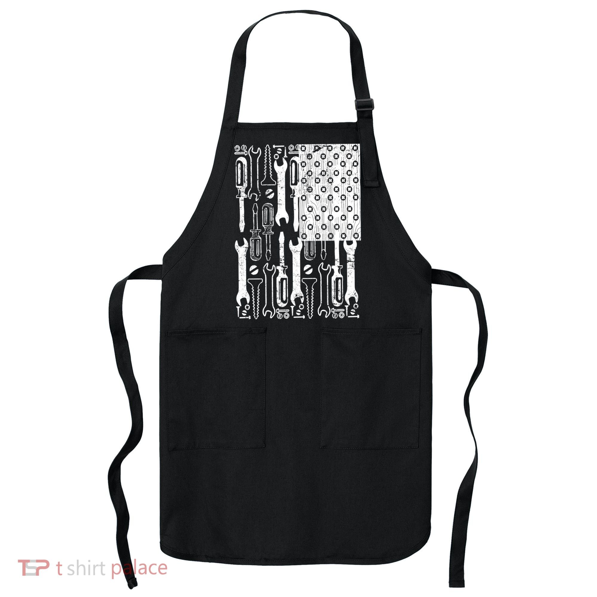 Tool American flag Mechanic Apron
