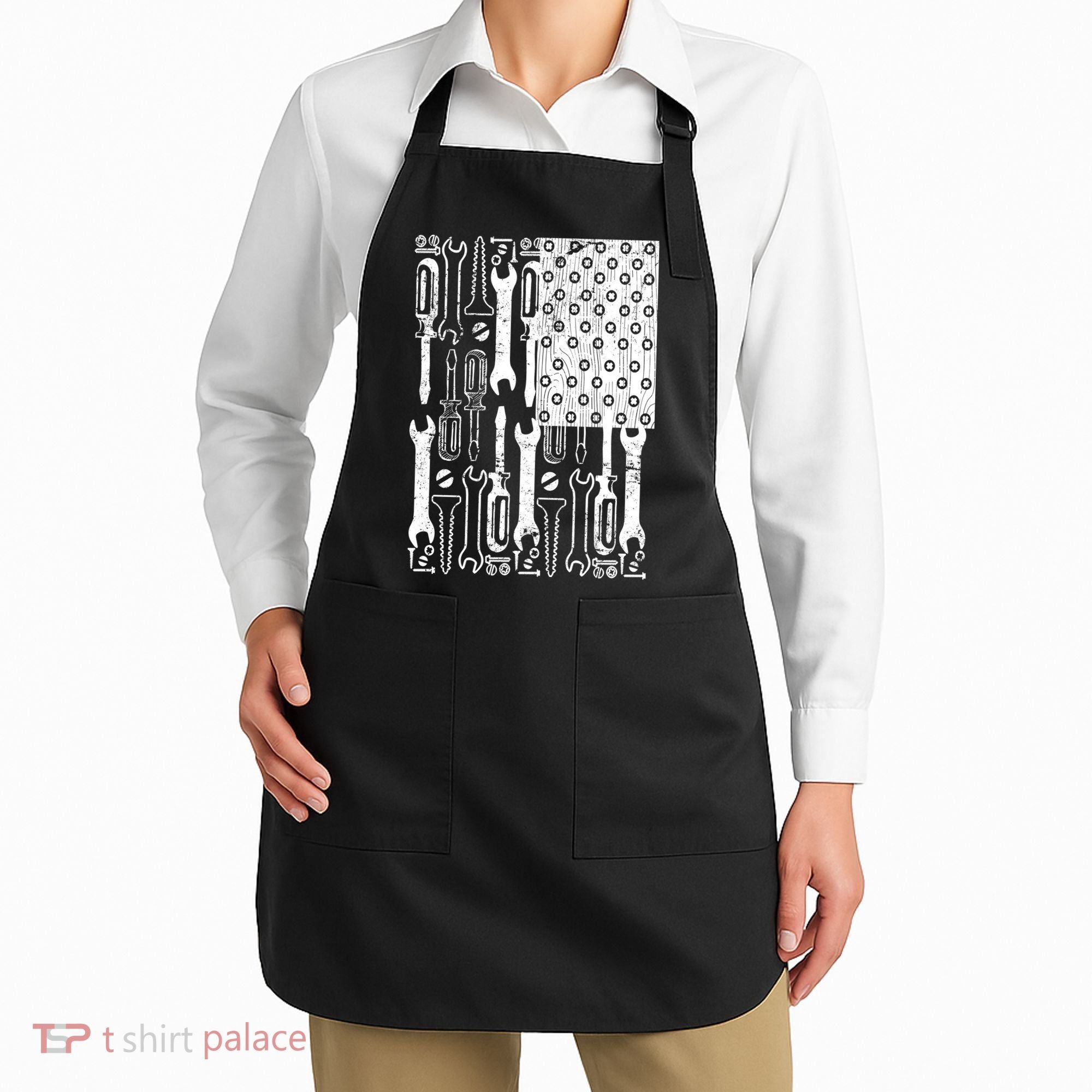Tool American flag Mechanic Apron