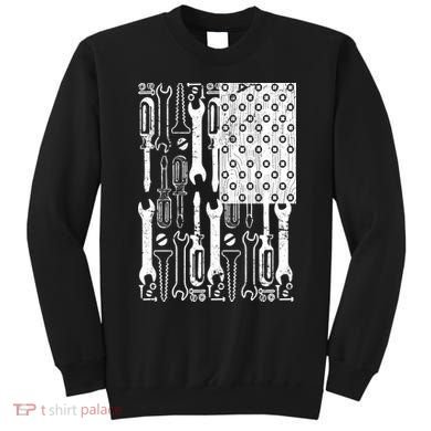 Tool American flag Mechanic Sweatshirt