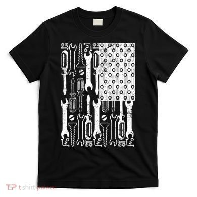 Tool American flag Mechanic T-Shirt