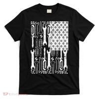 Tool American flag Mechanic T-Shirt thumb 0