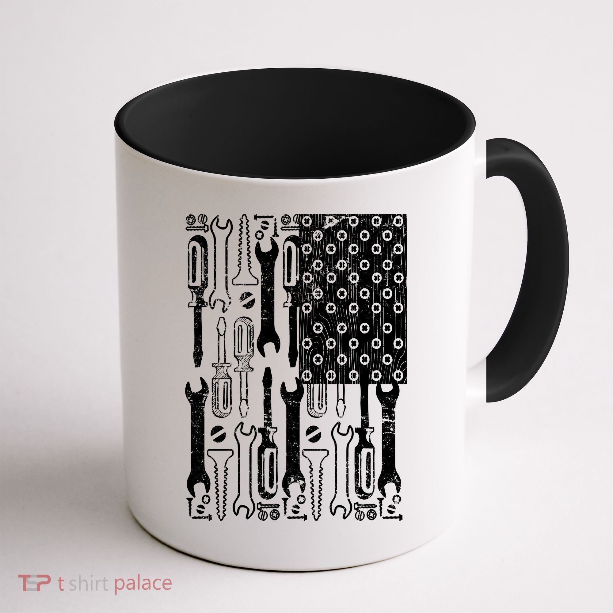 Tool American flag Mechanic Coffee Mug