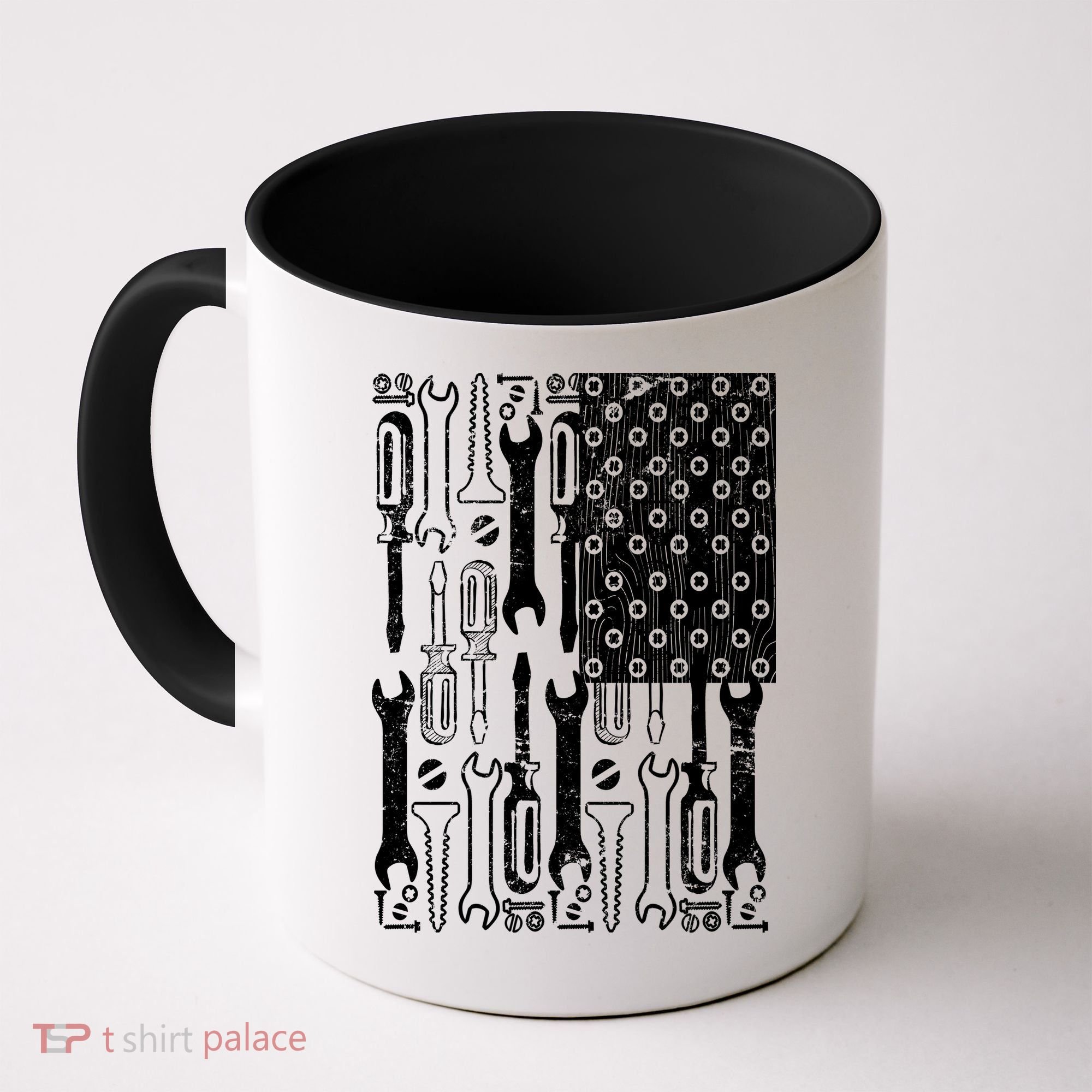 Tool American flag Mechanic Coffee Mug