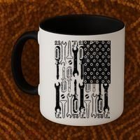 Tool American flag Mechanic Coffee Mug thumb 2