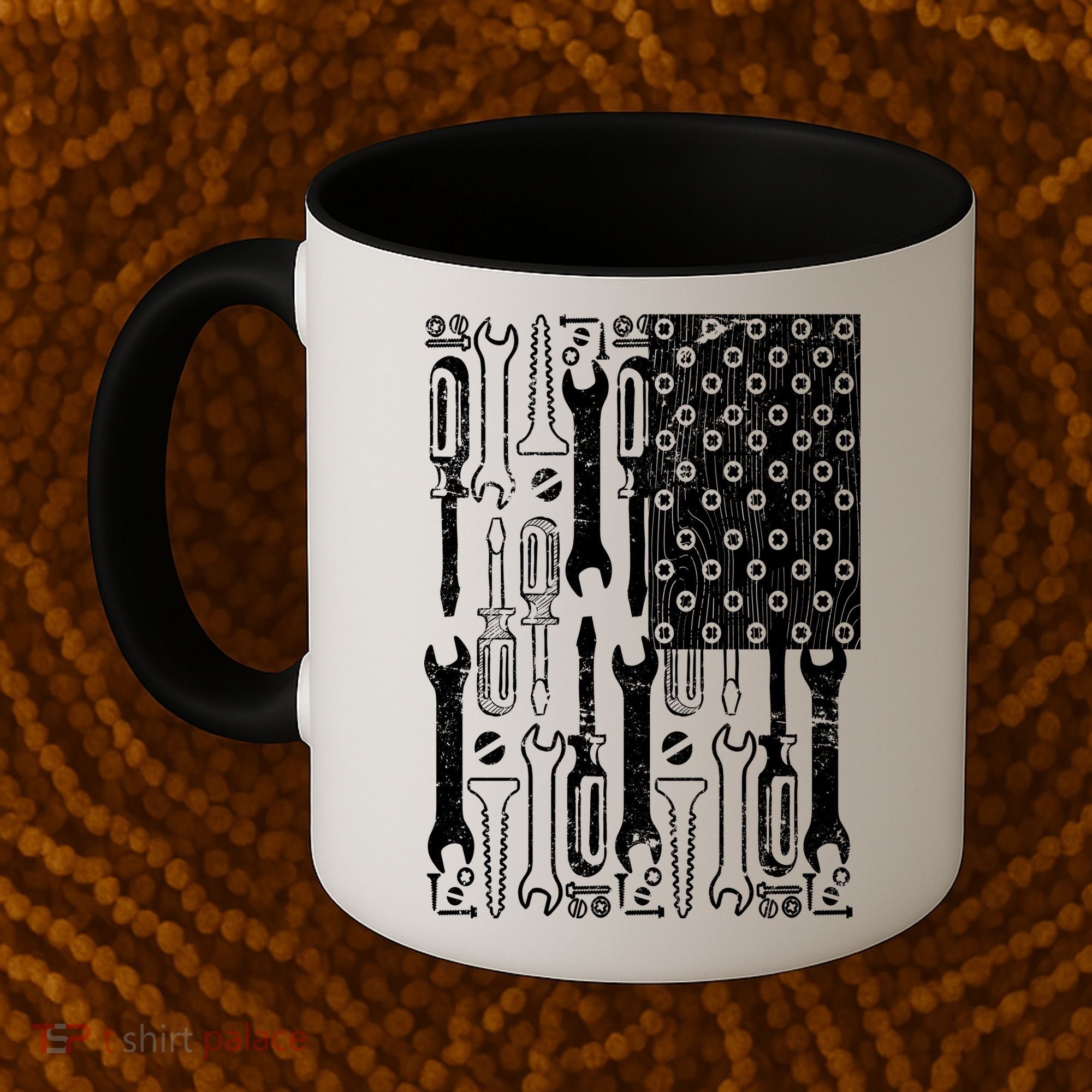 Tool American flag Mechanic Coffee Mug