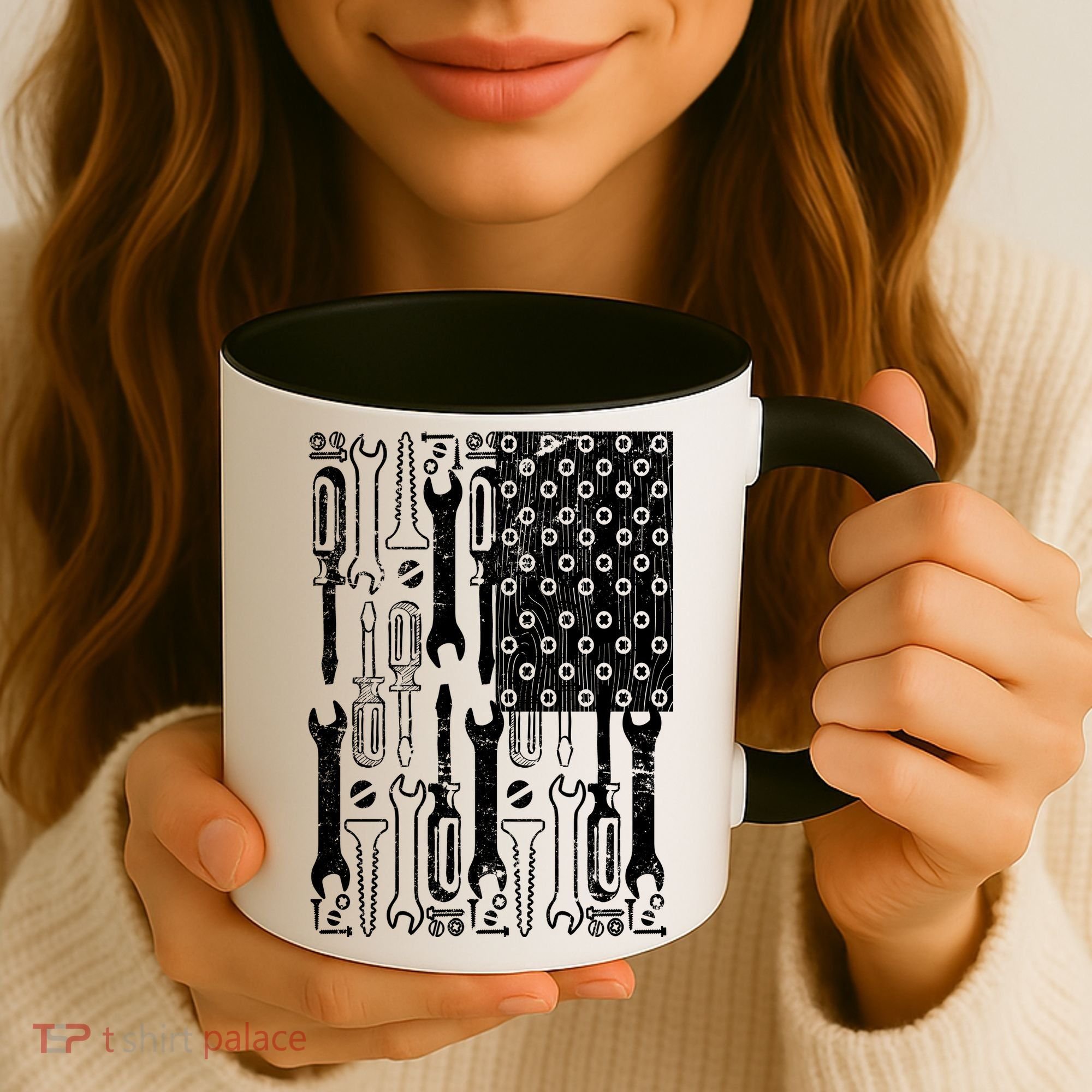 Tool American flag Mechanic Coffee Mug