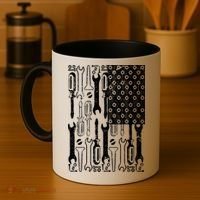 Tool American flag Mechanic Coffee Mug thumb 4