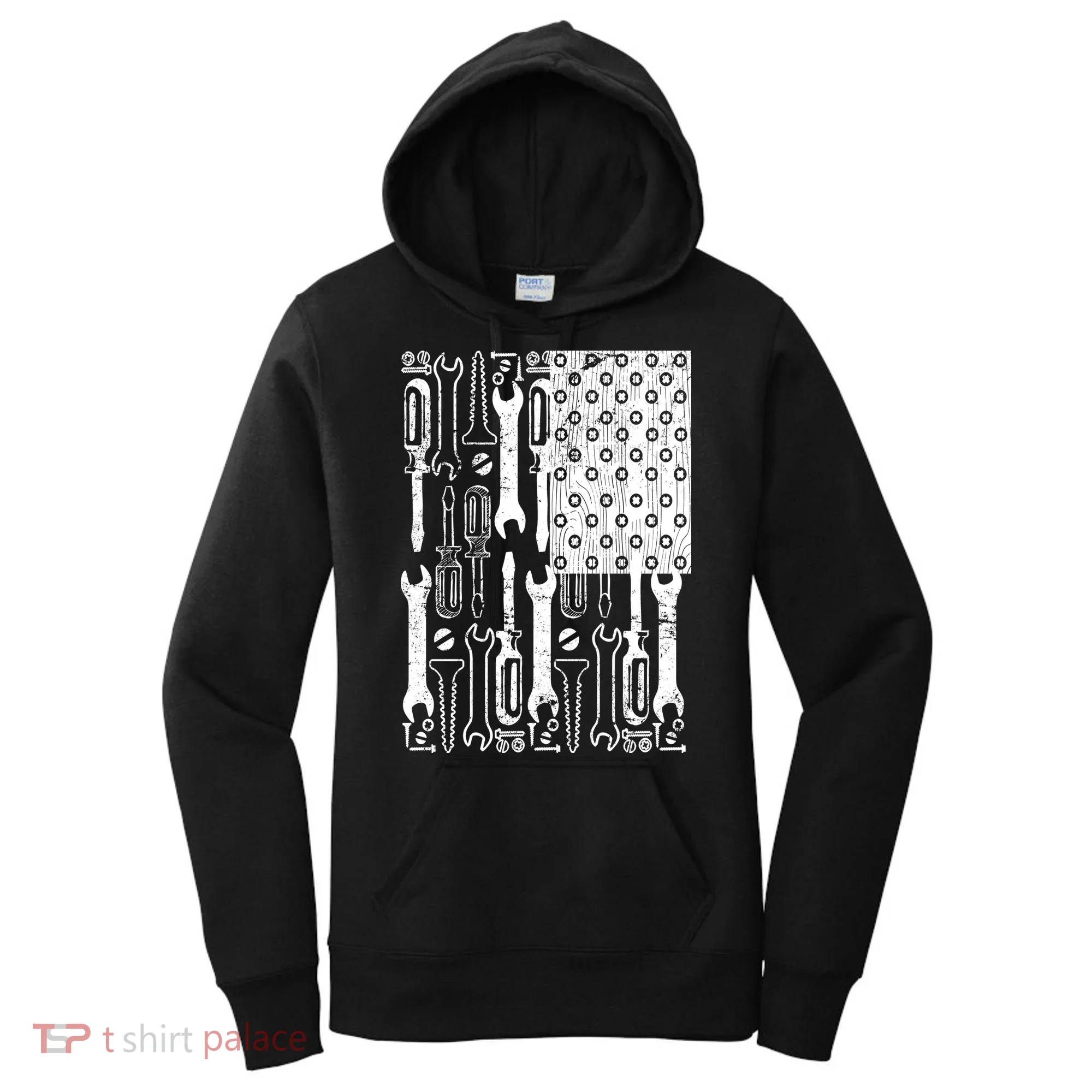 Tool American flag Mechanic Women's Hoodie