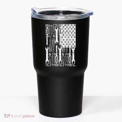 Tool American flag Mechanic Tumbler