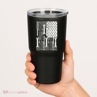 Tool American flag Mechanic Tumbler thumb 2