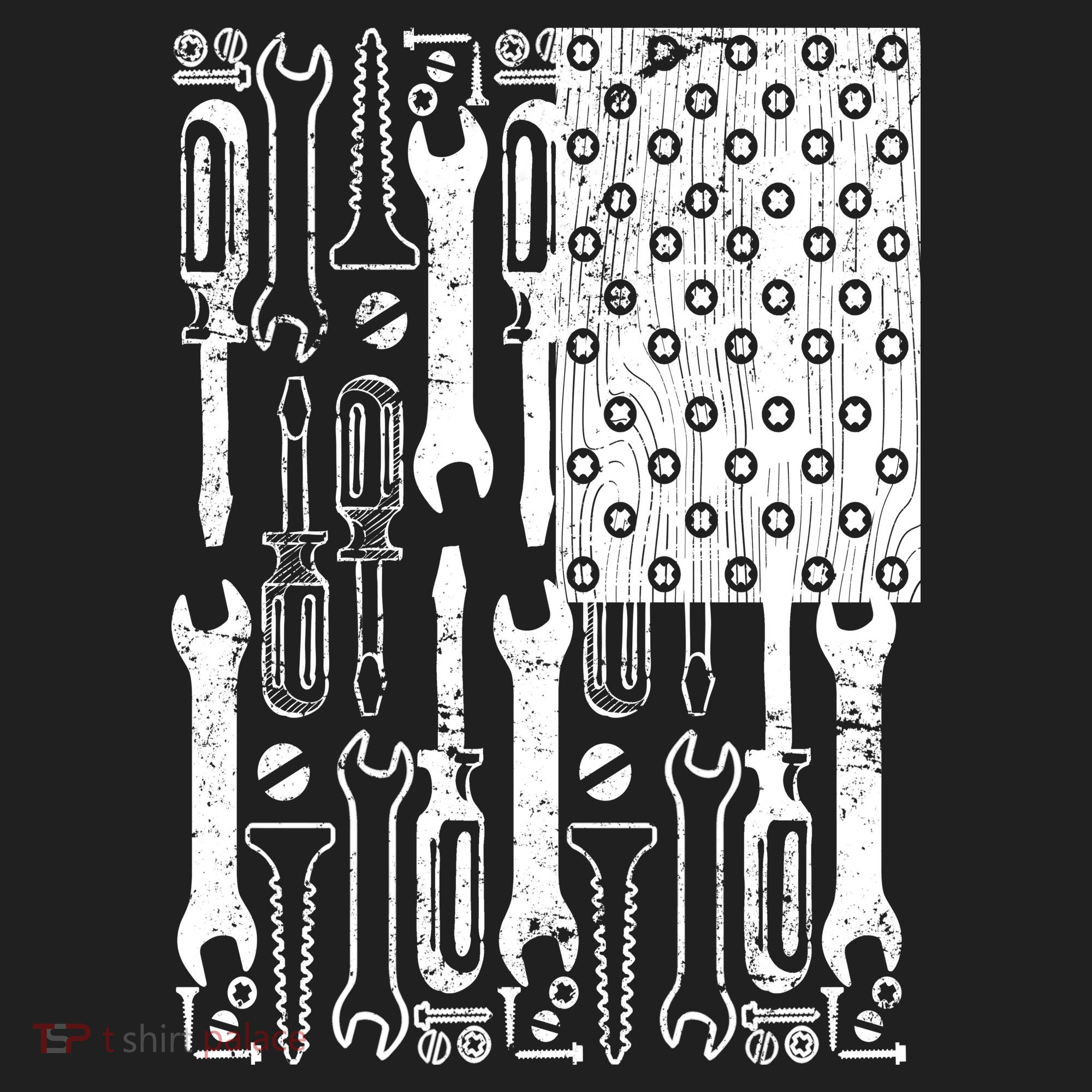 Tool American flag Mechanic Tumbler