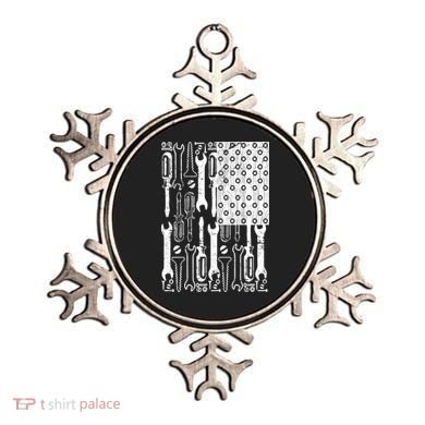 Tool American flag Mechanic Ornament
