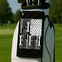 Tool American flag Mechanic Golf Towel thumb 2