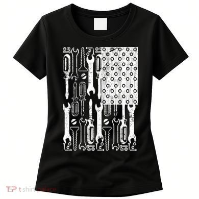 Tool American flag Mechanic Women's T-Shirt