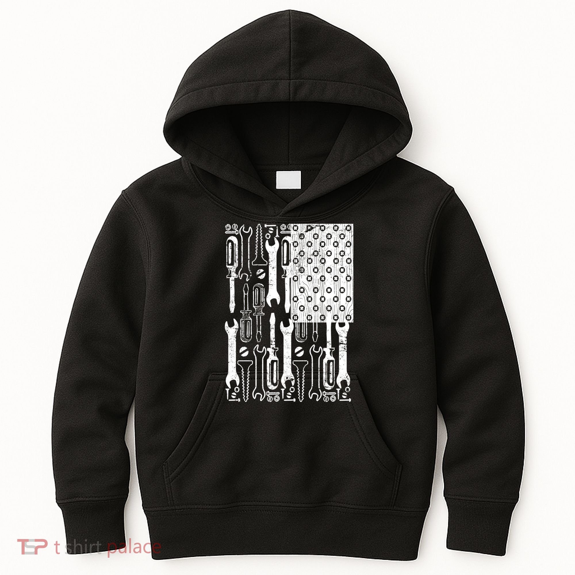 Tool American flag Mechanic Kids Hoodie
