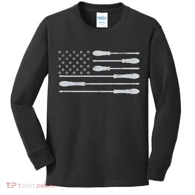 Tool Flag Kids Long Sleeve Shirt