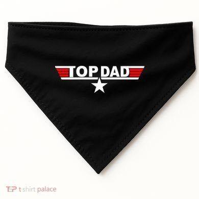 Top Dad Logo USA-Made Doggie Bandana