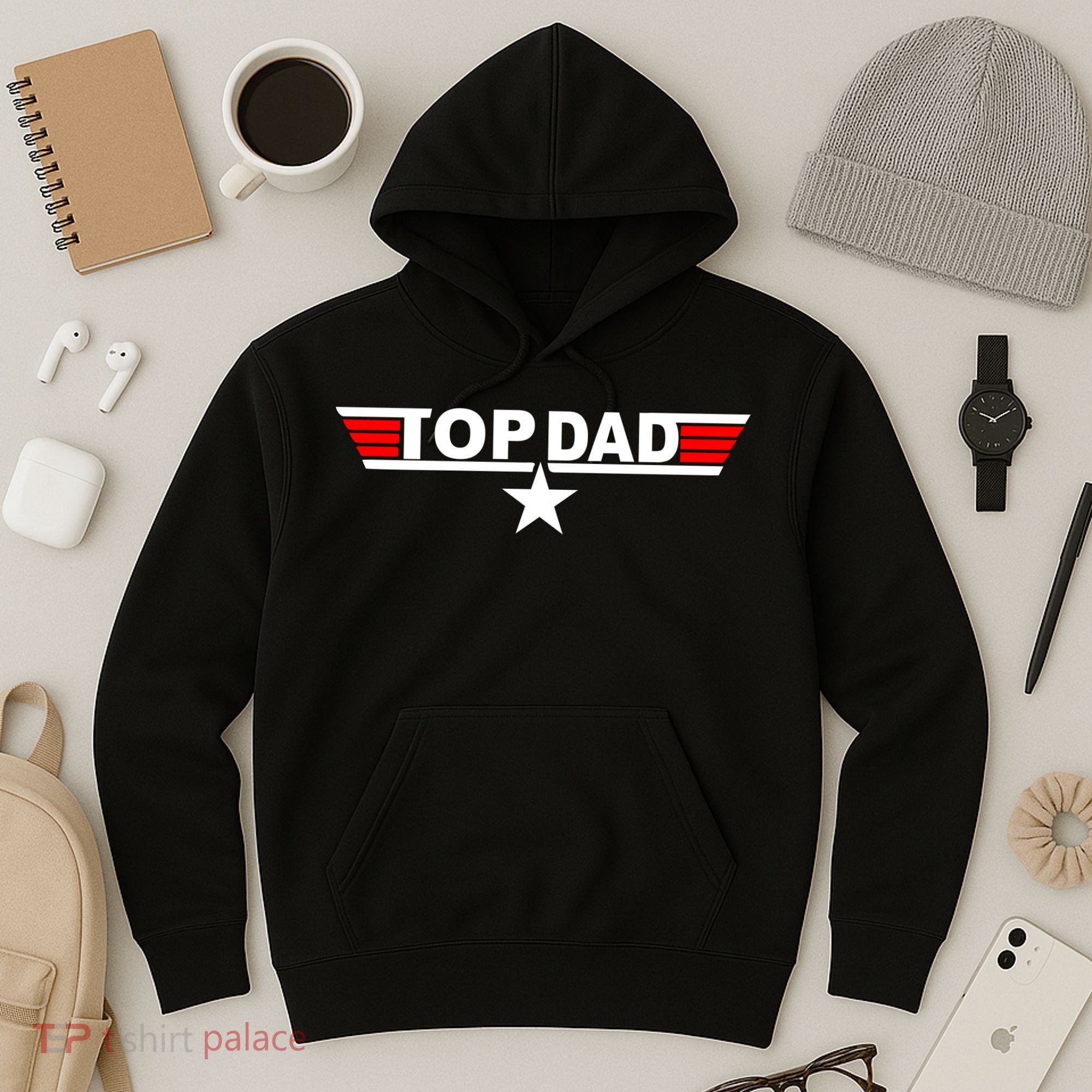 Top Dad Logo Hoodie