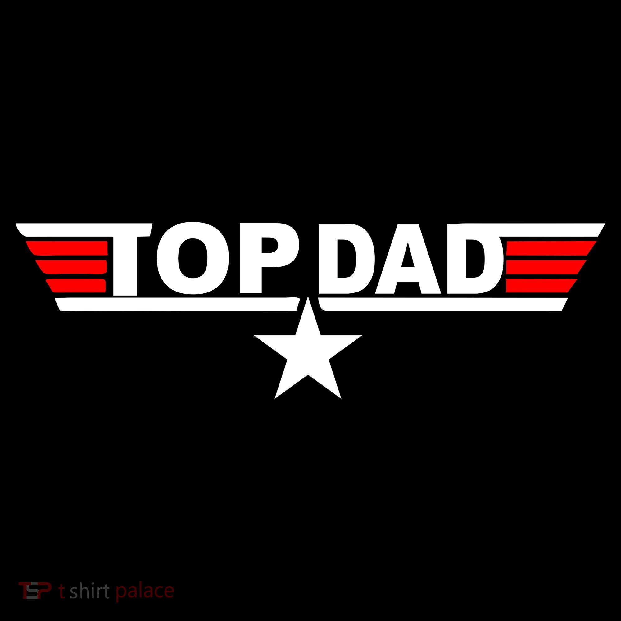 Top Dad Logo Button