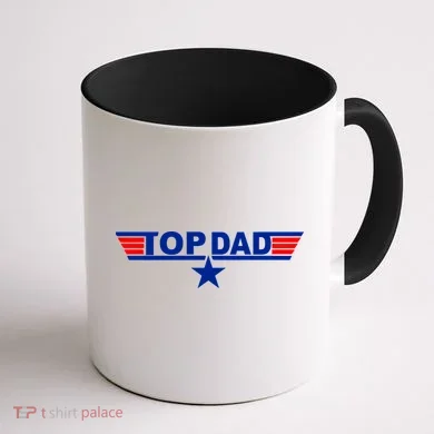Top Dad Logo Coffee Mug back