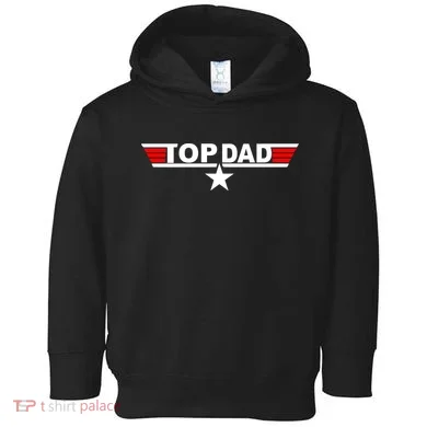 Top Dad Logo Toddler Hoodie