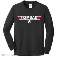 Top Dad Logo Kids Long Sleeve Shirt thumb 0