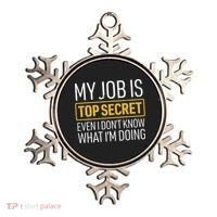 Top Secret Job Ornament thumb 0