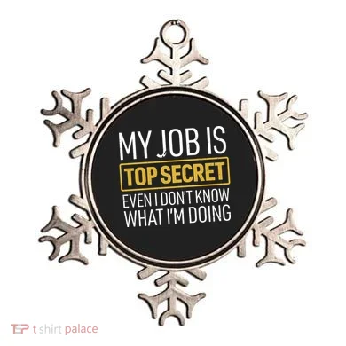 Top Secret Job Ornament