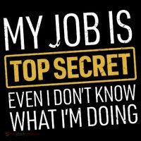 Top Secret Job Ornament thumb 1