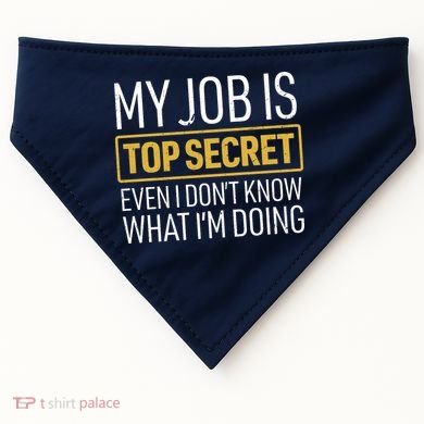 Top Secret Job USA-Made Doggie Bandana