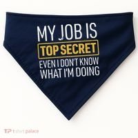 Top Secret Job USA-Made Doggie Bandana thumb 0