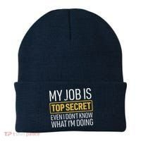Top Secret Job Beanie thumb 0