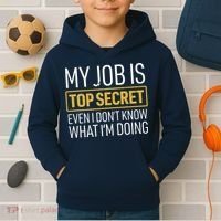 Top Secret Job Kids Hoodie thumb 2