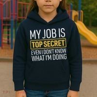 Top Secret Job Kids Hoodie thumb 3