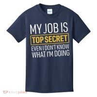 Top Secret Job Kids T-Shirt thumb 0
