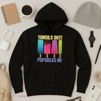 Tonsils Out Popsicles In Tonsillectomy Removal Surgery Hoodie thumb 3