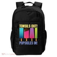 Tonsils Out Popsicles In Tonsillectomy Removal Surgery Backpack thumb 0