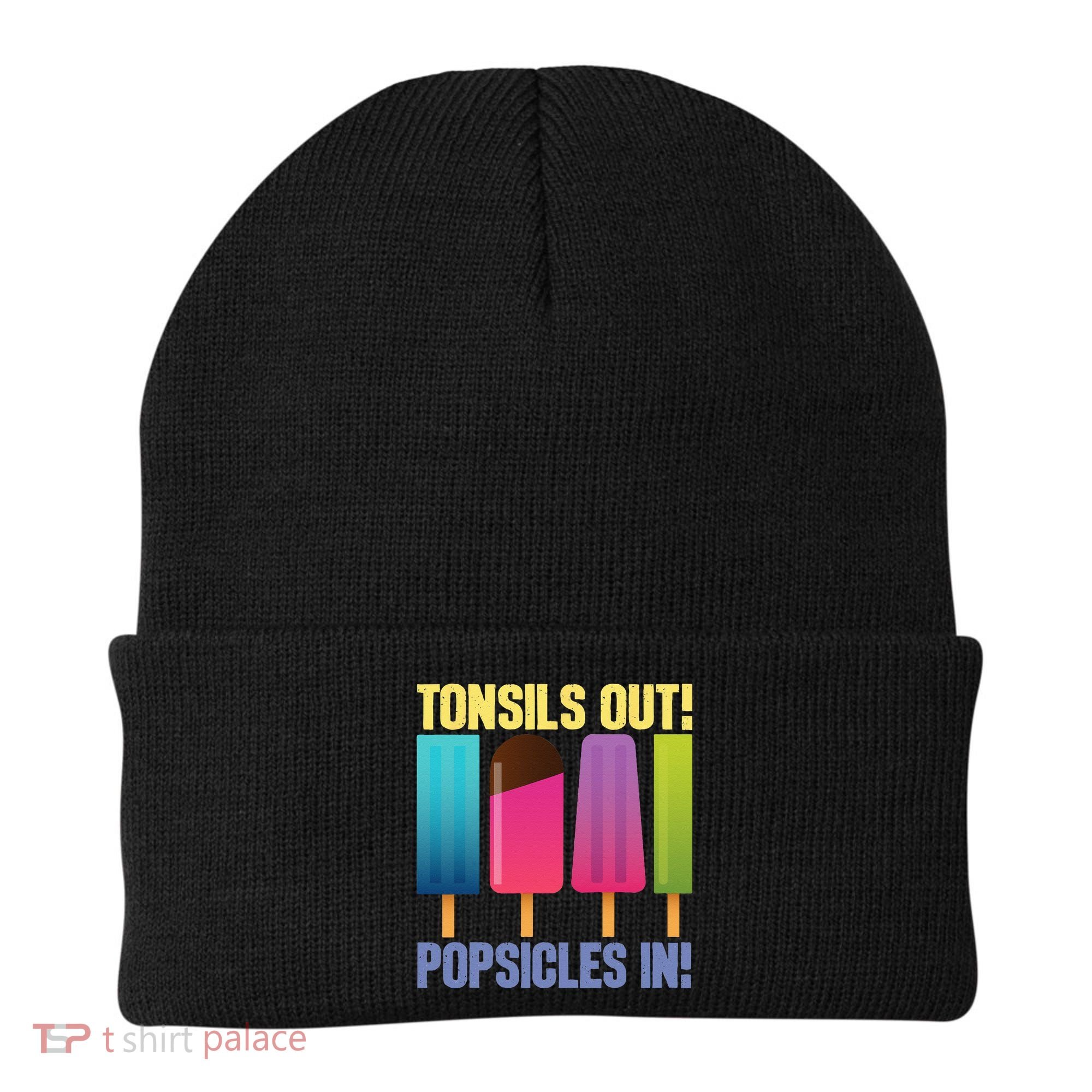 Tonsils Out Popsicles In Tonsillectomy Removal Surgery Beanie