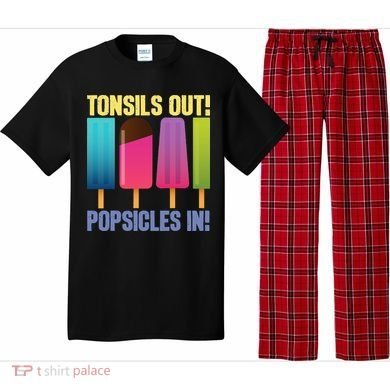 Tonsils Out Popsicles In Tonsillectomy Removal Surgery Pajama Set