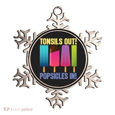 Tonsils Out Popsicles In Tonsillectomy Removal Surgery Ornament