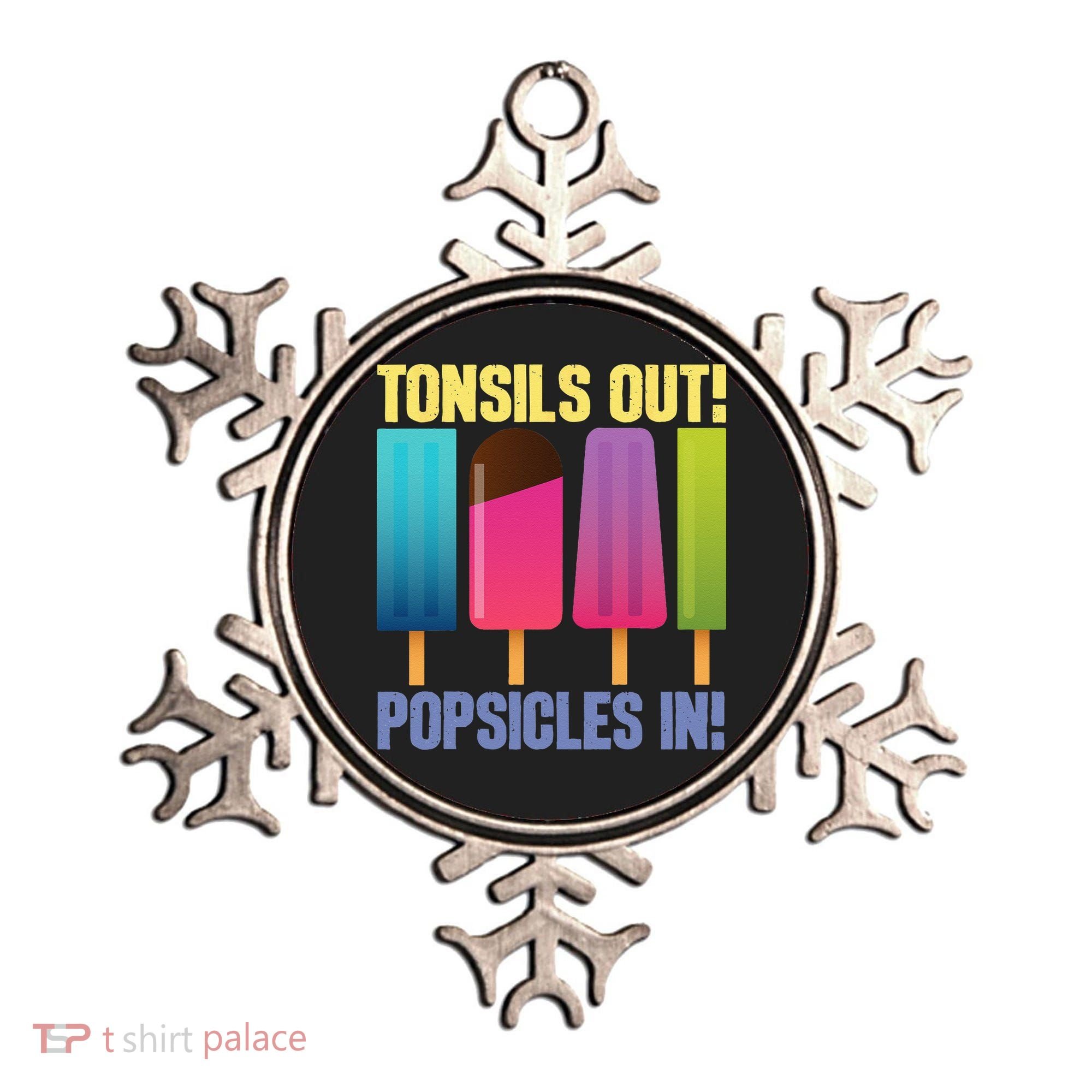 Tonsils Out Popsicles In Tonsillectomy Removal Surgery Ornament