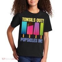 Tonsils Out Popsicles In Tonsillectomy Removal Surgery Kids T-Shirt thumb 2
